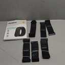 Trilancer Elastic Cinch Straps with Anti-Slip Strips, 14 "x 2" (6 Pack) Multipurpose Hook and Loop Bundling Straps for Hose, Cords, Bike, Luggage, Camping, Yoga Mats