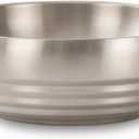 7.4 Inch Large Decorative Bowl for Entryway Table, Key Holder, Home Decor, Catch All (Silver)