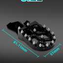 Foot Pegs for Surron Ultra Bee,7075 Aluminum CNC Footpegs Footrests Pedals for Dirt Bike Sur Ron Ultrabee Black