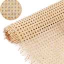 24" Width Cane Webbing 3.3Feet, Natural Rattan Webbing for Caning Projects, Woven Open Mesh Cane for Furniture, Chair, Cabinet, Ceiling, Basket