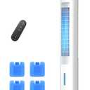 BREEZEWELL 3-IN-1 Evaporative Air Cooler, 35'' Evaporative Cooler for Room with 20ft Remote