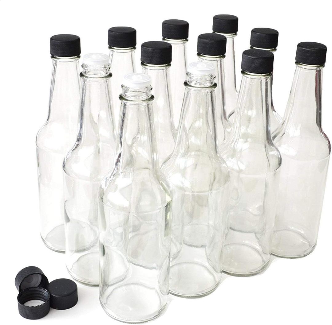 nicebottles - Hot Sauce Bottles, 10 Oz - 12 Pack