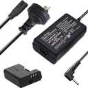 Adhiper ACK-E15 Camera AC Power Adapter Kit, Replacement DR-E15 DC Coupler Charger Kit for Canon EOS Rebel SL1 / 100D DSLR Cameras