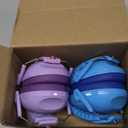 MelonArt Kids Ear Protection, Noise Cancelling Headphones for Kid Hearing Protection for Autism Sensory Shooting (Blue&purple)