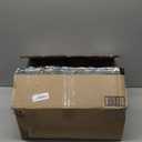 ULTCOVER Rectangular Patio Heavy Duty Table Cover - 600D Tough Canvas Waterproof Outdoor Dining Table and Chairs General Purpose Furniture Cover Size 126L x 74W x 28H inch (Brown)