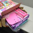 Barbie Vacation House, 2-Storey Fully-Furnished Barbie House with 6 Play Areas, Swing Chair Elevator, 30 Accessories, Fold and Store, Toys for Ages 3 and Up, One Toy House, HCD50
