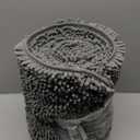 Luxury Bathroom Rug Shaggy Bath Mat 24 x 60 Inch, Washable Non Slip Bath Rugs for Bathroom Shower, Soft Plush Chenille Absorbent Carpets Mats, Gray