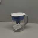 PUR 7-Cup Water Filter Pitcher, Cleaner, Great-Tasting Water, Dishwasher Safe, Powerful, Faster Filtration, LockFit Cap Design - White