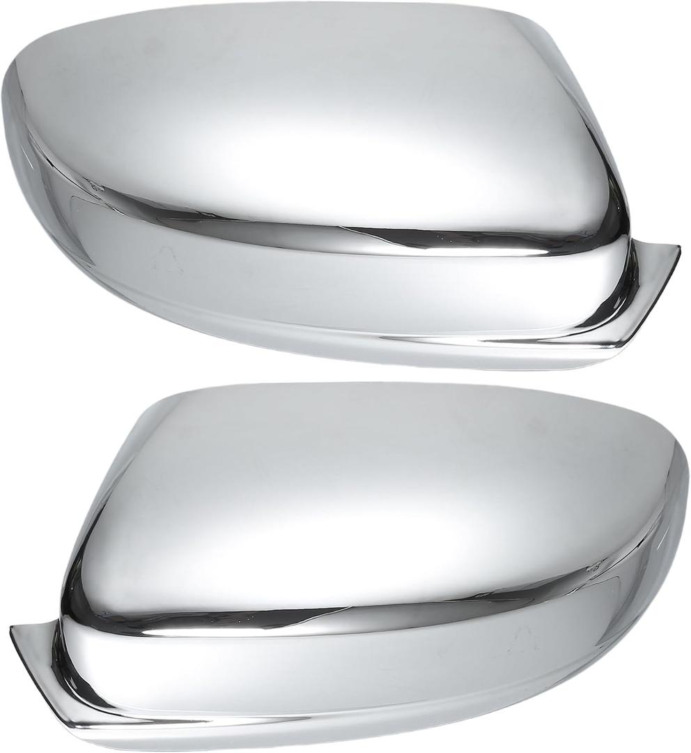 uxcell 1 Pair Chrome Plated Full Mirror Cover Cap for Dodge Charger 2011-2022