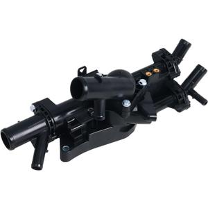 Engine Coolant Thermostat Housing Assembly Compatible with Hyundai Sonata 2011-2014 Santa Fe Sport 2013-2014 for Kia Optima 2011-2013 Sportage 2011-2013 2.0L L4 Replaces 25600-2G545 25600-2G540