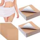 50 Pcs Thigh Lift Tape Waterproof Tummy Lifting Body Tape Elastic Anti Chafing Friction Adhesive Patches for Women Inner Thigh Sagging Loose Skin Flat Stomach Back Fat Belly