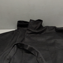 Women Batwing Sleeve Ponchos Pea Coat Wool Bland Stand Collar Jacket Winter Cropped Overcoat XL