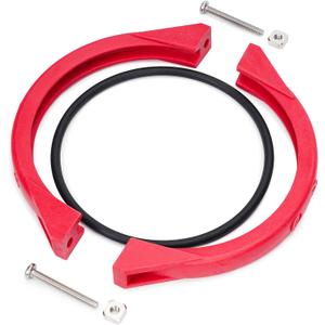 CIPU Flange Valve Clamp Replacement Kit for Sand Pool Filter Systems,Flange Clamp with O-Ring, Screws & Square Nuts | Flange Valve Clamp Replacement
