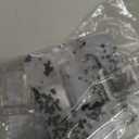 30" Slide-in Range Rear Filler Kit W10113901A, Stove Gap Universal Triangular Filler Strip, Cooktop Trim Kit Between Stove and Backsplash for Whirlpool & Most Brand, Durable Aluminum, Black