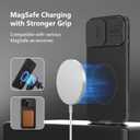 Nillkin for iPhone 16 Pro Max Case Magsafe with Slide Camera Cover, Slim Light & Anti-Slip & Drop Protection 16 Pro Max Privacy Case, Shockproof Magnetic Phone Case for iPhone 16 Pro Max 6.9'', Black