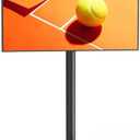 TVON Swivel Floor TV Stand with Mount for Most 32-60 Inch TVs up to 88 lbs, Height Adjustable TV Floor Stand Mount with Wood Base, Tall TV Stand for Bedroom, Corner & Living Room, Max VESA 400x400mm