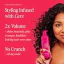 Grande Cosmetics Volumizing Hair Foam For Instant Volume, Body & Fuller Looking Hair, Hair Mousse for Curly Hair, Defines Curls, Non-sticky