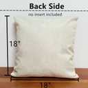 Hanukkah Throw Pillow Covers 18x18 inch Set of 4, Menorah Dreidel Star of David Decorative Pillow Cases for Couch Sofa