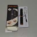 Heated Eyelash Curler, 2 in 1 Clip-Type Design, USB Rechargeable Electric Eyelash Curler, 3 Heat Modes, Natural Curling 24 Hours Long Lasting, Beauty Tools for Women (Black)