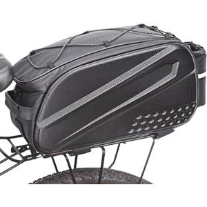 Skeri Rear Bike Rack Bag 10L Waterproof PU+EVA, Bike Trunk Bags and Bike Panniers for Ebike and Bicycle Accessories