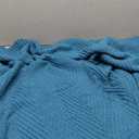 Knitted Throw Blanket 50"X60", Teal Knit Throws for Bed, Super Soft Boho Chevron Blankets for Couch Sofa Chair Room Decor, Textured Decorative Farmhouse Cozy Lightweight