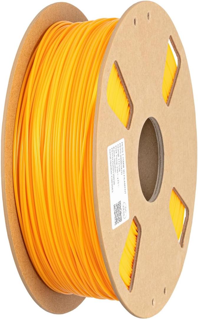 HZST3D Orange 3D Printer PETG Filament 1.75mm 1KG