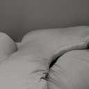 Momcozy Pregnancy Pillow with Cooling Cover, Dreamlign U Pro Maternity Pillow with Adjustable Leg Pillow - Support for Back, HIPS, Belly, Legs for Pregnant Women, 50-72 Inch Full Body Pillow, Grey