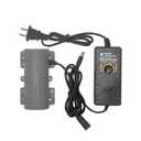 24V Vibration Motor, with 110V Adjustable Speed Power Adapter, 3800RPM, Rotary Speed for Massage Bed Vibration Alert Chair, Shaker Motor