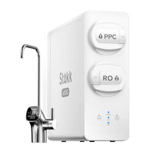 Stokk S1 Plus 600GPD Reverse Osmosis Water Filter, 8-Stage Tankless Reverse Osmosis System, Under Sink RO System, Reduce PFAS, 2.5:1 Pure to Drain, Smart LED Faucet, White