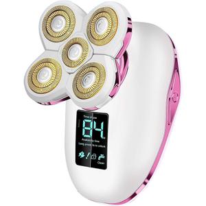 Electric Razors for Women Legs-5D Magnetic Detachable Head Flawless Razor-IPX7 Waterproof Wet Dry Cordless Trimmer-USB Rechargeable Travel Kit