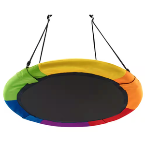 40 in. Multi-color Flying Saucer Tree Web Swing Play Set Swing for Kids
Questions & Answers 
+3
Hover Image to Zoom

Share

Print