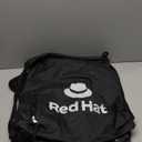 Red Hat Drawstring Bags with Name Logo Text, Personalized Drawstring Pouch Bulk, Customized Drawstring Bag Medium 3pcs
