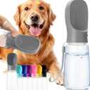 Mr. Pen Portable Dog Water Bottle, 19 oz, Large, Grey, Travel Dog Water Bottle Dispenser, Not Dishwasher Safe