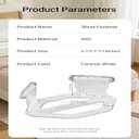 Sylphide No Slip Bed Sheet Grips 4 Pack, Heavy Duty Sheet Holders for Bed Corners, Universal Fitted Sheet Clips Fasteners Keep Sheets Firm & Wrinkle-Free, Tool-Free Installation