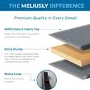 Meliusly Sleeper Sofa Support Board Queen Size (54x64) Permanently Installed Wood Sofa Bed Board for Pull Out Couch, Folds with Frame, Under Mattress Bar Shield, Sofa Bed Support, Folding Bed Board