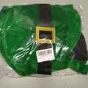 8 Pcs St Patrick's Day Costume Set with Hat Beard Suspender Necklace Glasses Bow Tie Socks Shoe Buckles for Men Adult Party Suit Outfit (Green)