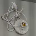 10FT Light Bulb Base with Cord E26/E27 Light Socket with On/Off Switch, 110V-250V Lamp Base for Light Socket with Cord, Light Bulb Socket with Plug-in Lamp Holder Base for Desktop,Include Screw