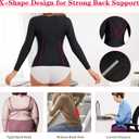 Gotoly Women Waist Trainer Corset Tummy Control Shapewear Upper Arm Shaper Post Surgical Slimmer Compression Tops (Black, M)
