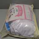 17ft Length Glitter White Table Skirt Rectangle Tables, Wrinkle Free Pleated Ruffle Table Cloth Desk Skirts for Weddings Birthday Party Stage Banquet Dining Table Decorations (204" x 30" (17FT))