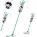 KEROMEE Stick Vacuum Cleaner, Corded Handheld Vacuum Cleaner Mini Electric Broom for Pet Hair Hardwood Floor Cat Litter Cleaning (13ft-Cord)