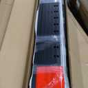 Queen-Over-King Size Metal Bunk Bed, Heavy Duty Bunk Beds with Dual-Side Climbing Ladders, Full-Coverage Safety Rail, for Adults, Youth & Guest Rooms, Matte-Black