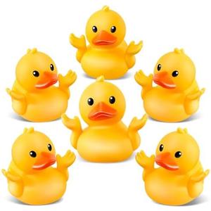 11 Pack Rubber Ducks for Jeeps, Ducks for Ducking, Yellow Mini Ducks in Bulk, Small Funny Rubber Ducks Baby Shower Toys, Kids Bath Summer Beach Pool Toys Easter Egg Fillers Birthday Gifts Party Favors