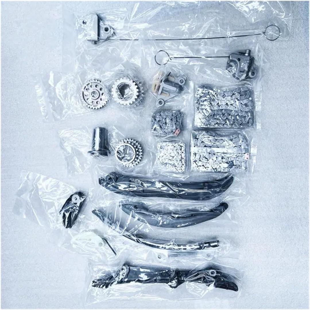 Timing Chain Kit 68210000AA, 5184352AF, 5047886AA, 5047885AA, Compatible For Jeep Wrangler Grand Cherokee 3.0L 3.6L