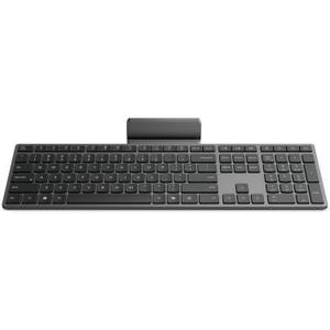 Lenovo 700 Modern Wireless Keyboard, 2.4 GHz Dongle & Dual Bluetooth Connection, AES-128 Encryption, 36 Month Battery Life, Luna Grey