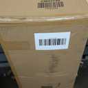 9 FT Pre-Lit Christmas Tree, Snow Flocked Hinged Xmas Tree with 1498 Branches Tips & 550 LED Lights, Metal Stand, Artificial Pine Lighted Holiday Tree for Home Office Decorations