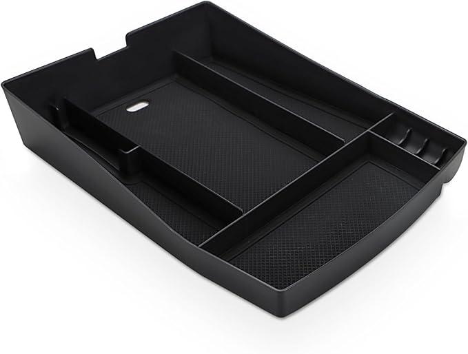 MARCHFA Center Console Organizer Tray Compatible for 2026 Volkswagen VW Atlas Accessories 2025 2024 for Atlas Cross Sport 2026 2025 2024 Middle Console Armrest Storage Box Tray Insert