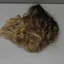 Ponytail Extension, Claw Clip on Pony tails Hair Extension for Women 18 Inch Long Wavy Curly Fake Ponytail Clip in Hair Pieces for Women Fluffy Natural Looking (Ombre Brown To Blonde, 18 Inch)