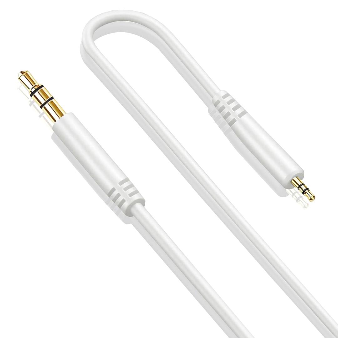 Bose Headphones Replacement Audio Cable Cord, Aux 3.5mm to 2.5mm Wire Compatible with Bose 700 Quietcomfort QC25 25 QC35 QC35II QC45 45 JBL Tune 710BT 660NC 760NC Headphones (No Mic) - White