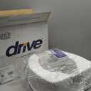 Drive Medical 12066 Premium Raised Toilet Seat, Standard Seat, White