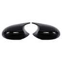 BDBO Door Side Mirror Covers Mirror caps for Cars Rear View Cap for 3-Series E90 E92 E93 Sedan Pre-LCI 2005-2007 (Glossy Black)